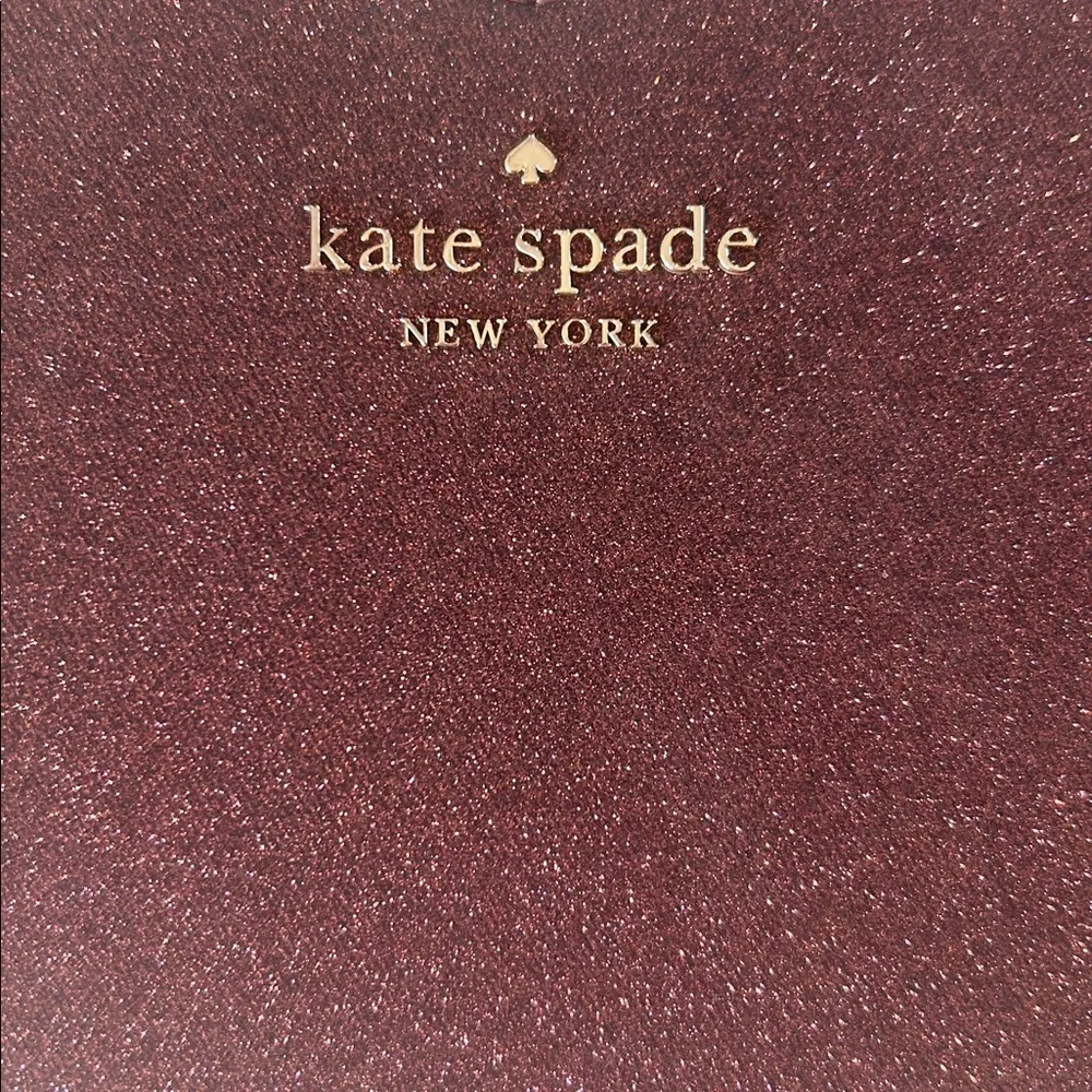 Kate Spade Love Shack bag matching large slim wallet deep nova Valentine’s Day